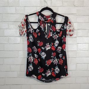 Daytrip open-shoulder floral top